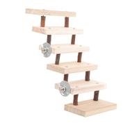 BUGUUYO De Madera para Hámster Plataforma para Accesorios para Jaula De Juguete Escala para Chinchilla Escala para Ratas para Cobaya