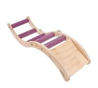 BUGUUYO Escalera De Madera para Aves Juguete para Trepar De Ladrillo Accesorio para Jaula De Periquitos y Loros Estimula La Actividad Física Salud De Tu Mascota