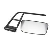 BUGUUYO Espejo con Soporte Reforzado Retrovisor Lateral Resistente a Vibraciones Intemperie para Tractor y Carretilla Elevadora Adecuado para Flotas Industriales y Obras