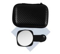 BUGUUYO Espejo para Cámara Trasera del Teléfono, Mini Espejo Redondo HD, Accesorio para Transmisión, Material Ligero, Tamaño Compacto, Uso Móvil, Color Negro