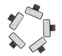 BUGUUYO Etiquetas para Estetoscopio 5 Piezas, Portatarjetas de Identificación de Doble Cara de Plástico Pp, Portanombres Prácticos para Tubos de Fonendoscopio, Accesorios Médicos