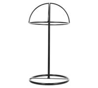 BUGUUYO Expositor De Sombreros Forma De Cúpula Resistente Perchero De Hierro Expositor De Escritorio Para Tiendas Minoristas Organizador De Sombreros Diadema Morada Oscura