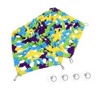 BUGUUYO Hammock for Bearded Dragons and Lizards Safe and Sturdy Hanging Bed Space-Saving Reptile Resting Mat Easy Installation with Hooks Multi-Functional Lizard Lounger Attractive Reptile