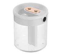 BUGUUYO Humidificador de doble pulverización con luz nocturna - Humidificador de aire de niebla fría - silencioso para dormitorio, oficina, hogar, coche, residencia estudiantil, plantas, viajes,