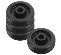 BUGUUYO Juego de 4 Ruedas de Repuesto para Equipos de Fitness Rueda de Plástico PP Resistente al Desgaste D55X10Xh24Mm Accesorio para Gimnasio y Máquina de Ejercicio Desplazamiento