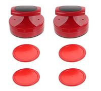 BUGUUYO Juego de Repuestos para Hockey sobre Hielo de Aire 94Mm Paletas y Discos de Plástico Duradero Accesorios para Mesas de Air Hockey Kit de 1 Set para Sala de Juegos
