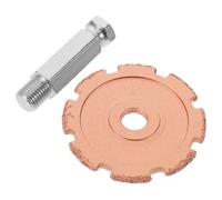 BUGUUYO Juego de Rueda de Lijado de Tungsteno 50 Mm X 3 Mm para Reparación de Neumáticos de Coche, Cabezal de Pulido Neumático de Baja Velocidad, Herramienta Profesional para Afilar