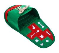 BUGUUYO Juguete para Mascotas con Fugas Juguete De Maíz para Limpiar De Perro Desenredador Juguetes De Limpieza De De Perro Juguete Cachorro Perros Tela De Fieltro Green