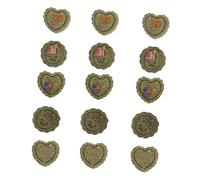 BUGUUYO Juguetes para Masticar Timotea para Conejos y Hámsters, Golosinas Molares Naturales De 15 Piezas, Variedad De Formas, Snacks para Dentición y Cuidado Dental, Apto para Cobayas y Chinchillas