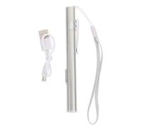 BUGUUYO Linterna Médica Portátil Recargable USB Luz Blanca Linterna de Doctor Multifuncional para Examen Ocular Oral y Otorrinolaringológico de Enfermera Clip para Uso Hospitalario