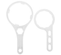 BUGUUYO Llave para carcasa de membrana de plástico, llave de filtro de agua, herramienta para filtro agua, white, 1 set, para reemplazo de cartucho de filtro