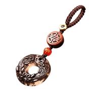 BUGUUYO Llaveros De Doble Pi Yao Amuleto Feng Shui Accesorio De Buena Suerte Colgante Para Claves y Bolsos Decoración De y