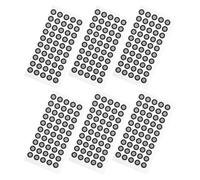 BUGUUYO Marcadores de Reflexión para Escáner 3D 6 Láminas Película Reflectante Alta Reflectividad Grosor 0,15 Mm Diámetro 10 Mm Resistentes al Desgarro Puntos de Posicionamiento