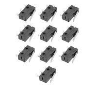 BUGUUYO Microinterruptor Eléctrico 20 Piezas Pulsadores Palanca de Bisagra Larga 3 Pines 5A 125-250v Micro Interruptor para Electrodomésticos Audio Juguetes Mouse Equipos Comerciales Comunicación
