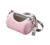 BUGUUYO Mochila para Mascotas Transportín para Hámster Redonda Bolsa De Almacenamiento para Hámster para Paseos Al Aire Color Rosa