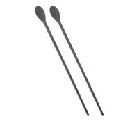 BUGUUYO Palillos para Café de Silicona Cucharas Integradas, Diseño Reutilizable y Mango Ergonómico para Mezclar Bebidas en Cocina Diaria