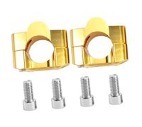 BUGUUYO Par Abrazadera De Montaje Del Manillar Elevador De Barra De Aluminio Adaptador De Abrazadera De Montaje Bigote Daliniano Adaptador De Coche Barra De Metal Antideslizante Gps