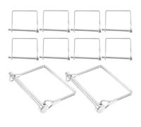 BUGUUYO Pasador de Enganche para Remolque M6x70, 10 Unidades, Pasador de Acoplamiento de Seguridad Metálico de Alta Resistencia, Compatible Remolques Agrícolas Jardín, Accesorio