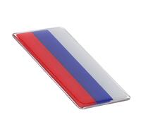 BUGUUYO Pegatina Metálica de Bandera Rusa para Coche Resistente al Agua Adhesivo Automotriz para SUV Camión y Vehículo Diseño Vibrante y Duradero