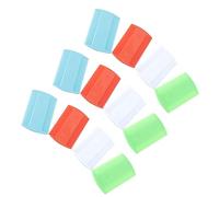 BUGUUYO Peine Doble Cara para Mascotas Peine de Plástico Dientes 12 Piezas 8.8X5.1 Cm para Eliminar Liendres y Cuidado del Pelo de Gatos y Perros
