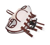 BUGUUYO Perros Saliendo de la Bolsa de Transporte Correa Ajustable transportín para Gatos Bolso de Hombro portátil para Mascotas Bolsa de Transporte para Perros Abdominales Beige