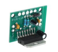 BUGUUYO Placa Amplificadora Audio DC Estéreo Módulo DIY Kit Soldadura bajo Ruido para Entusiastas Sonido HiFi