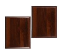 BUGUUYO Placa de Madera Maciza 20X25 CM para Grabado DIY 2 Piezas para Exhibición de Medallas Deportivas y Trofeos Artesanales Base Versátil para Premios y Decoración