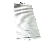 BUGUUYO Protector Solar Coche Automático Ajustable Parasol Delantero Portátil Diseño Retráctil para Bloqueo Eficaz del Sol y Aislamiento Térmico Verano