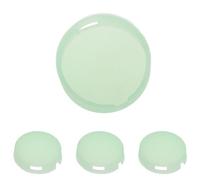 BUGUUYO Reemplazo de Botón de Timbre con Mirilla, 4 Piezas Botón de Silicona Fluorescente Verde con Tornillos, Resistente Intemperie para Timbres Inalámbricos de Puerta Exterior