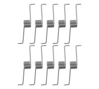 BUGUUYO Resortes de Torsión de Acero Inoxidable 09X7X20 MM para Tapa de Cubo de Basura 20 Piezas Paquete Resorte Metálico para Mecanismo Rotacional Uso Doméstico y Oficina