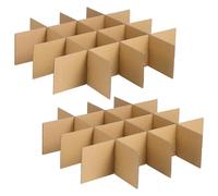 BUGUUYO Separadores para Cajas de Cartón de Mudanza Divisor de Embalaje con Particiones Resistentes para Protección de Objetos Frágiles Kit para Almacenamiento y Envíos Seguros