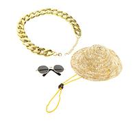 BUGUUYO Set De Accesorios Kit De Accesorios para Perros Gorros De Cumpleaños para Perros Champú Y Acondicionador para Perros Gorras para Perros Sombrero De Disfraz para Perros Accesorios