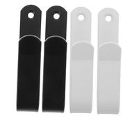 BUGUUYO Soporte de Pared para Tabla de Esquí y Snowboard 4 Piezas Acero Resistente Colores Negro y Almacenamiento Garaje Gancho Organizador para Equipo Deportivo