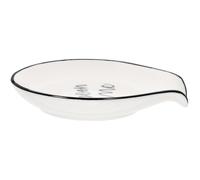 BUGUUYO Soporte Diseño Sencillo para Cuchara Beige Cocina de Cerámica de Superficie Lisa y Adecuado para Utensilios Mesa Familiar