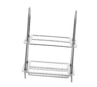 BUGUUYO Soporte Inoxidable Para De Con 26 Posiciones Para Tinción Y Organización De Diapositivas De Vidrio En Laboratorio