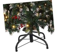 BUGUUYO Soporte para Base De Árbol De Navidad 1.9cm Hierro Diseño Inteligente Fijo Tornillos