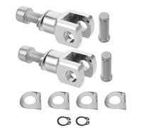 BUGUUYO Soporte para Estriberas de Motocicleta de Montaje para Pasajero Clevis para Reposapiés Ergonómico y Fácil Instalación Compatible con Diversas Motos y Bicicletas Todoterreno