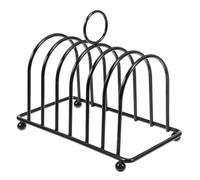 BUGUUYO Soporte para Tostadas De Acero Inoxidable Multifuncional Estante para Pan Rebanado Y Libros Estante Compacto para Cocina Comedor Y Sala De Estudio