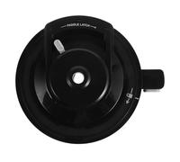 BUGUUYO Tapa Exterior de Bol para Máquina de Helados, Tapa de Repuesto para Máquina de Helados Creami, Plástico Negro, Compatible con Ninja Creami Nc500/nc501, Reutilizable, Fácil