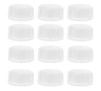 BUGUUYO Tapón para Bidón Plástico 25L 20L Resistente y Sellado Tapa Rosca Gruesa para Cubo Químico y Aceite Pack 12 Unidades Tapa Segura Antirrobo para Garrafa Gasolina