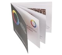 BUGUUYO Tarjeta de prueba de daltonismo gráficos optométricos tablas de pruebas para daltónicos libro de visión tabla de Vision ocular de tapa dura Libro de texto Carta de colores Atlas