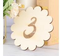BUGUUYO Tarjetas de Nacimiento para Bebés de 12 Piezas, Accesorios Creativos de Madera para Fotografía Conmemorativa y Recuerdo en Shower o Redes Sociales