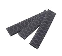 BUGUUYO Tubo Termorretráctil Antideslizante para Caña de Pescar, Funda Protectora de PE Negro de 15 Mm de Diámetro, Absorbente de Electricidad, Accesorio para Pesca Deportiva y Protección