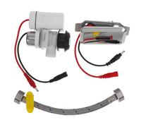 BUGUUYO Válvula de Descarga sin Contacto para Urinario Sensor Inteligente, Kit de Accesorios de Baño, Válvula Solenoide Abs, Panel, Recambio para Urinario, Sistema Automático para Baños