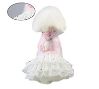 BUGUUYO Vestido para Perro Ropa Chihuahua Linda Mascota Perros Cachorro Linda Ropa De Mascotas Tejonero os Globos De Engreído Perrito Traje De Vestido De