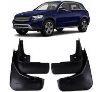 buhb 4 Piezas Coche Guardabarros para Mercedes Benz Classe GLC GLC X253 2018 2019, Faldillas Delantero Y Trasero Protectores de Salpicaduras Aletas de Barro, Barro Flaps Carrocería Accesorios