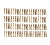 Buhdjfnke 100Pcs Bisagras de Barril Ocultas de LatóN Joyas Cajas de Madera Gabinete Muebles Invisibles Bisagra 4X20Mm