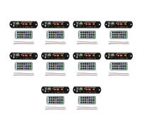 Buhdjfnke 10X MóDulo USB MP3 Bluetooth 12V MP3 WMA Placa Decodificadora MóDulo de Audio FM AUX USB TF Radio para Altavoz de MúSica Remoto de Coche