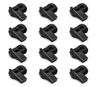 Buhdjfnke 12 silbatos deportivos con cordón para el cuello, para entrenador, árbitro, oficial, sonido fuerte y del silbato