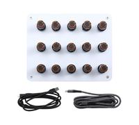 Buhdjfnke 15 Perillas, Volumen de Información CC Personalizado, Interfaz USB-C, Software de Host de Música, Controlador MIDI